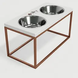 Hollky Base L — миски на підставці для середніх і великих собак (2 × 0,95 л) - мініатюра 4