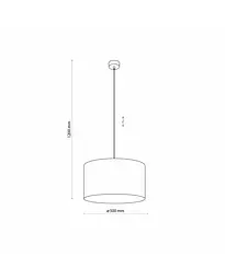 Підвісний світильник TK Lighting 4990 Moreno E27 3x15W IP20 - мініатюра 4