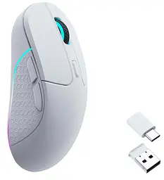 Миша Keychron M3 BT/WL/USB-A/USB-C White (M3-A3)