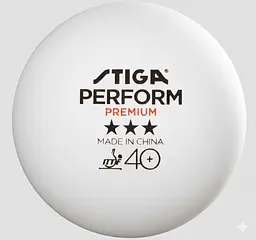 М'ячі для настільного тенісу Stiga Perform Premiun ITTF 6 шт (1113-2410-06) - мініатюра 1