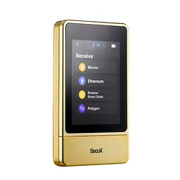 Апаратний криптогаманець SecuX NeoGold із сенсорним екраном, Bluetooth та USB-C — Золотий - мініатюра 3