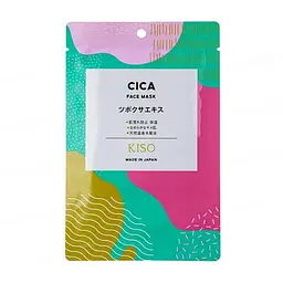 KISOCARE Cica Face Mask тканинна маска з центелою, 1 шт