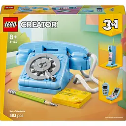 Конструктор LEGO Creator Ретро телефон 383 деталі (31174)