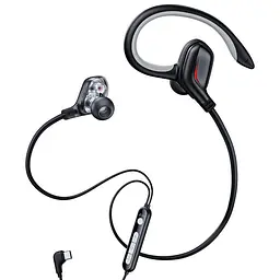 Дротові навушники Baseus Gamo Immersive Virtual 3D Game Type-З Earphone, 1.2m, black - мініатюра 2