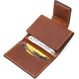 Шкіряна візитниця GRANDE PELLE 7х10х1,5 см acs0018794 - мініатюра 5