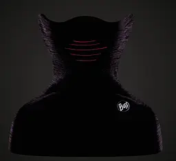 Бафф Buff Dryflx+ Neckwarmer Бордовий - мініатюра 2