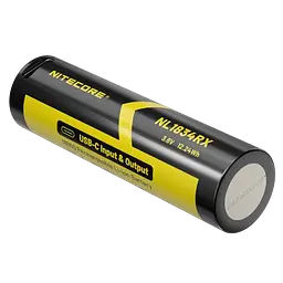 Акумулятор 21700+ Power Bank Nitecore NL2150RX 5000mAh 8А 3.6V (Чорно-жовтий) - мініатюра 2