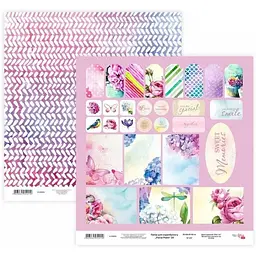 Папір для скрапбукінгу "Floral Poem" 20 двосторонній 30.48х30.48см 200г/м² Rosa Talent