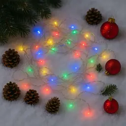 Гірлянда ColorWay LED 100 10м (8 функцій) різнокольорова (прозорий кабель) USB (CW-G-100L10UTMC) - мініатюра 5