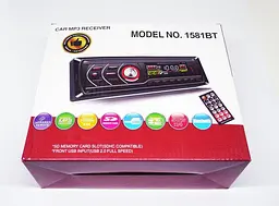 Автомагнітола 1DIN MP3 1581 RGB 20 XPRO 1582 Червоний (MER-11651_493) - мініатюра 5