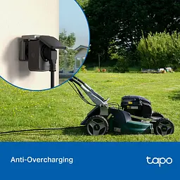 TP-Link Розумна розетка компактна Tapo P410M N300 BT 16A, Зовнішня, IP54 - мініатюра 6