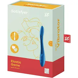 Вібратор для пар Satisfyer Elastic Game Dark Blue - мініатюра 8