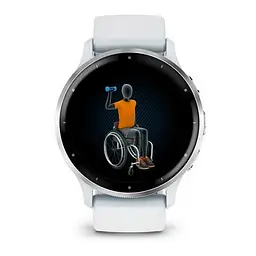 Смарт-годинник Garmin Venu 3 Slate S. Steel Bezel w. Black Case and S. Band (010-02784-00) - мініатюра 5