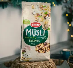 Мюслі Emco Hazelnuts з фундуком 750г.
