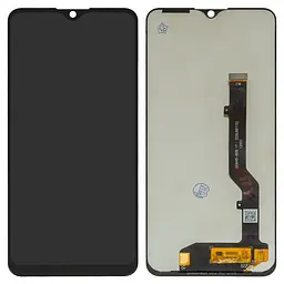 Дисплей для ZTE Blade A7S (2020), чорний, без рамки, Оригінал (переклеєне скло), SKI649-B08 V0.1