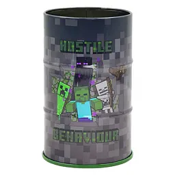 Стакан-підставка бочка YES Minecraft 10,8х6,5 см Різнокольоровий (708376)