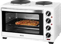 Електродуховка з конфорками ECG ET 32303 White 30 л - мініатюра 2