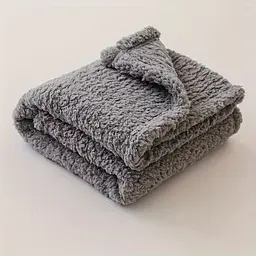 Ковдра для тварин Derby Calming Blankets Fluffy Premium Fleece сірий 80х100 см