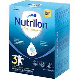 Суха молочна суміш Nutrilon Premium 3+ 800 г