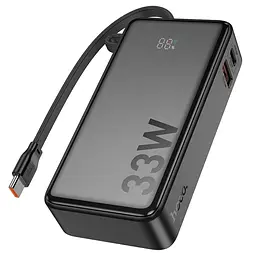 Акумулятор портативний Hoco Q27a power bank 10000mAh 33w інтегрований кабель - мініатюра 3
