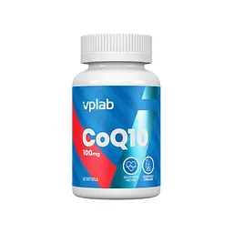 Коензим VPLab CoQ 10 100 mg, 60 капсул для підтримки серцево-судинної системи