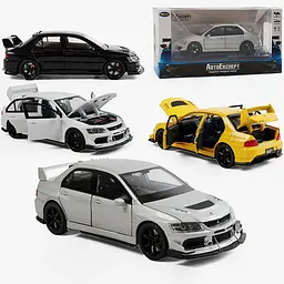Колекційна металева модель автомобіля АвтоЕксперт Mitsubishi Lancer Evolution IX з інерцією, світлом та звуком 1:32 - мініатюра 10
