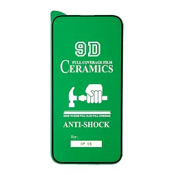 Захисне скло Ceramic iPhone 15 Black