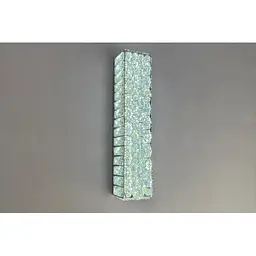 Стильний настінний LED світильник для кухні та вітальні Linisoln 595-520 CH хром скло 52 см 55W 3 режими