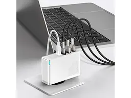 Мережевий зарядний пристрій Baseus GaN2 Pro Quick Charger 2USB + 2Type-C 100W CCGAN2P-L02 White - мініатюра 7