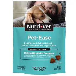 Nutri-Vet Pet-Ease Soft Chews нутри-вет антистресс заспокійливий засіб для собак жувальні таблеток 70 шт