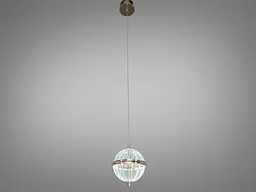 LED-підвіс Diasha 5030/1GD сферичне золото 14 Вт кришталь - мініатюра 2