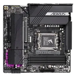 Gigabyte Материнська плата B650M AORUS ELITE sAM5 B650 4xDDR5 M.2 HDMI DP mATX - мініатюра 4