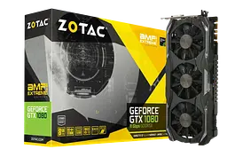 Відеокарта GeForce GTX 1080 8GB Zotac AMP Extreme+ (ZT-P10800I-10P) Б/В