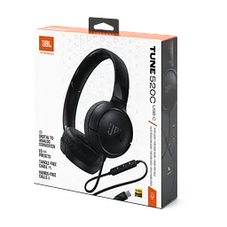 Навушники JBL накладні дротові Tune 520C USB-C штекер чорні - мініатюра 8