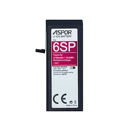 Акумулятор Aspor Premium для iPhone 6S Plus з ремкомплектом