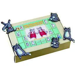 Настольная игра Ubumblebees Найди одинаковых кошек Разноцветный (SR-113-N-246)
