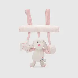 Підвіска з брязкальцем та дзвоником Песик BABY TRADE 11/5007/4 Рожевий (2000990362964)