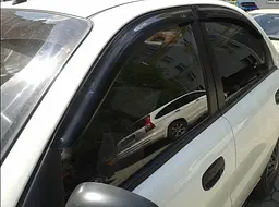 Дефлектори вікон вітровики HIC для Daewoo Lanos 1996- Оригінал (DAE06) - мініатюра 5