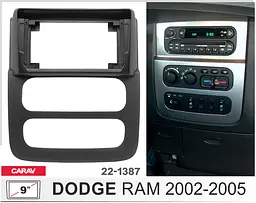 Перехідна рамка Dodge RAM Carav 22-1387 - мініатюра 5