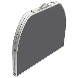 Стіл Bo-Camp Case Model Oval 120x80 см сірий (DAS303277) - мініатюра 3