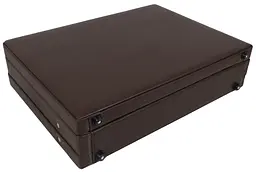 Кейс дипломат із екошкіри зі збільшенням обсягу Portfolio S1645432 Коричневий - мініатюра 6