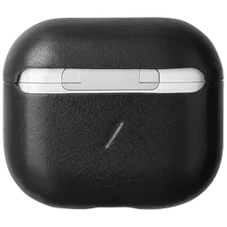 Чохол Native Union Leather Case Black для AirPods 3rd Gen чорний (APCSE-LTHR-BLK-V2) - мініатюра 2