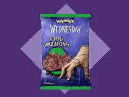 Чіпси Halloween Wednesday Purple Tortilla Chips 200г - мініатюра 5