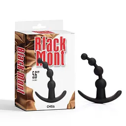 Анальна пробка Black Mont Renegade, 12.6 см (чорна) - мініатюра 2