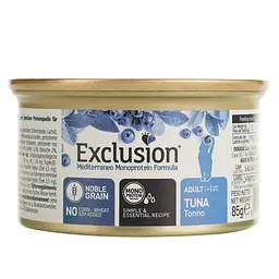 Вологий корм для котів Exclusion Noble Grain Cat Adult Tuna All Breeds, 85 г - мініатюра 2