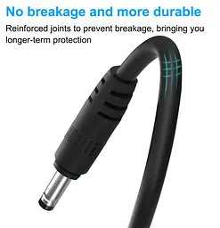 Кабель для заряджання Ноутбука від Повербанка USB type C DC 65W з Набіром перехідників Провід для Ноутбука Шнур - мініатюра 8