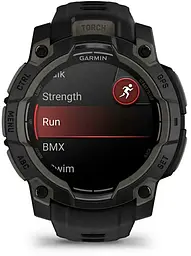 Смарт-годинник Garmin Instinct 3 45 mm AMOLED Black with Black Band (010-02936-00) - мініатюра 4