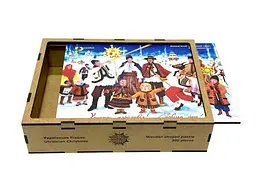 Пазл дерев`яний UkrainianPuzzles Українське різдво - мініатюра 7