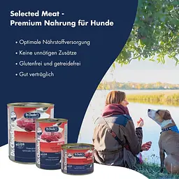 Консерви для собак Dr.Clauder's Selected Meat Beef з яловичиною, 200 г - мініатюра 4