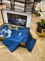 Комплект постільної білизни Tallin Blue Сімейний Tac pbe0041067 - мініатюра 2